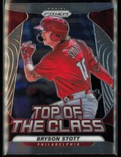 2020 Panini Prizm #TOC-14 Bryson Stott Top of The Class Philadelphia Phillies