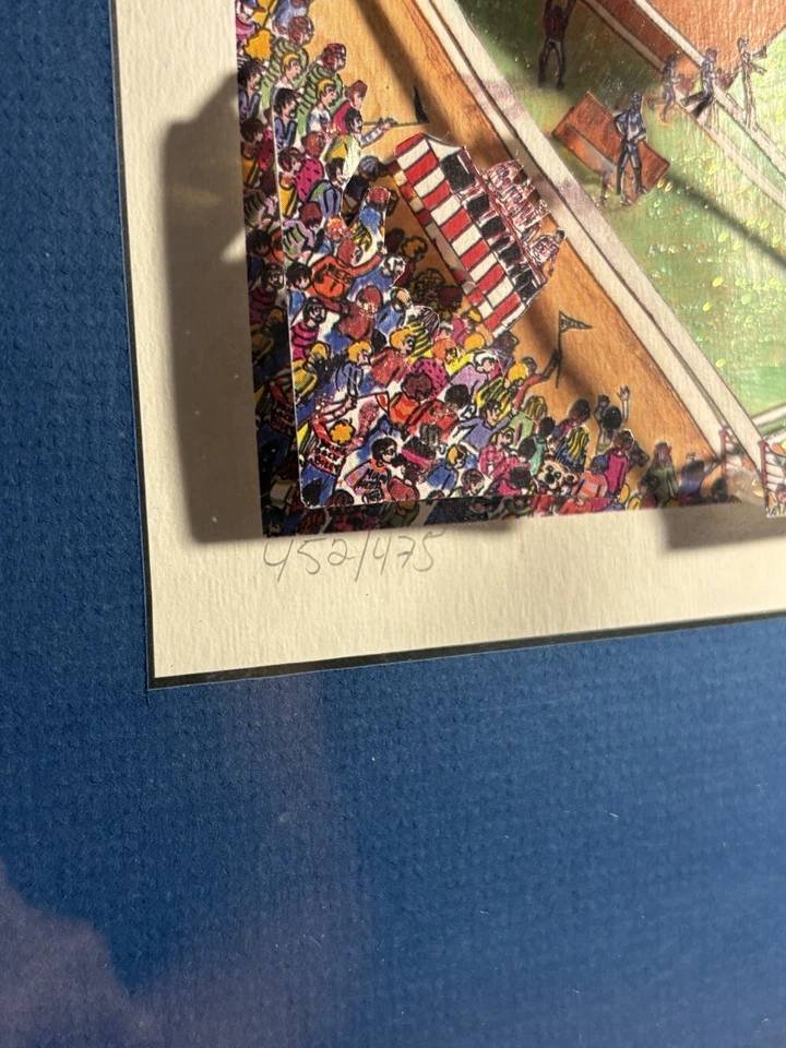 Charles Fazzino 3D Serigraph "Batter Up!" Signed Limited Edition 452/475 - Image 4 of 4