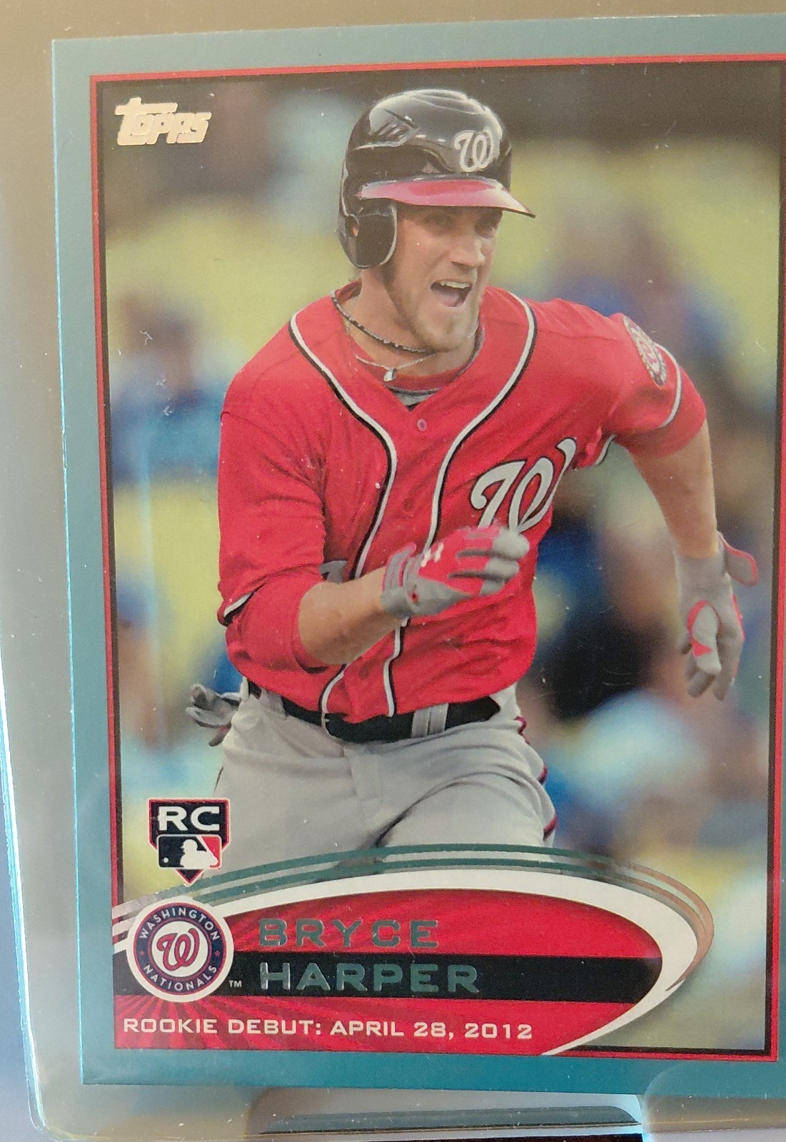 2012 Topps Update Series - Rookie Debut Bryce Harper #US183 Blue (RC)