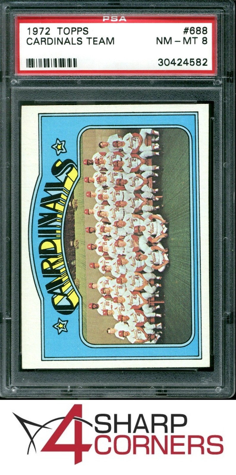 1972 Cardinals Team #688