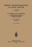 Hans A. Krebs (U. A.) | Energy Transformations In Living Matter | Taschenbuch