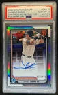 2024 Bowman Draft James Tibbs III Chrome Auto Refractor 1st #/499 PSA 10/9