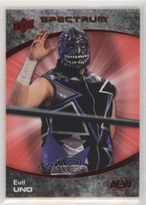 2021 Upper Deck AEW Spectrum Red 10/50 Evil Uno #23 9hi