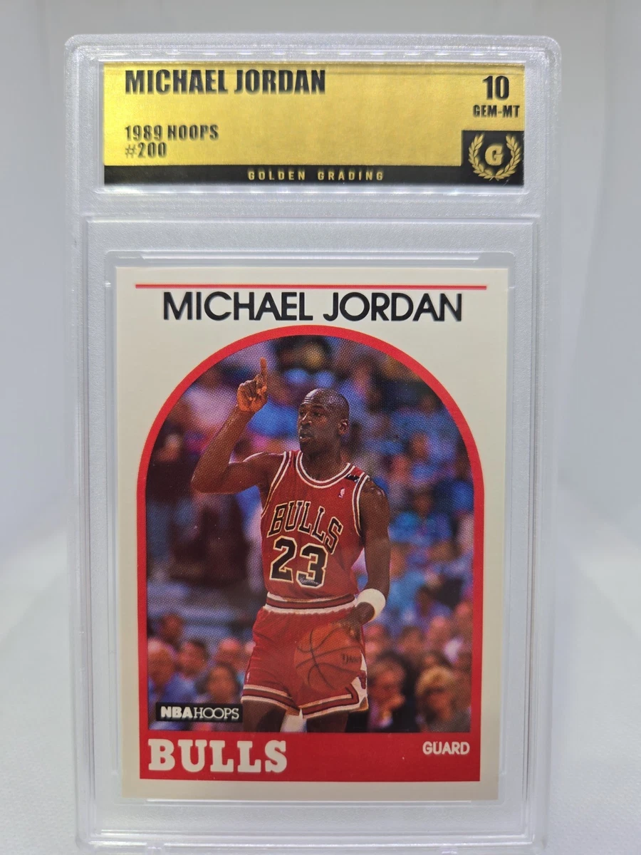 Michael Jordan Basketball Grade 10 1989-90 Season Sports Trading