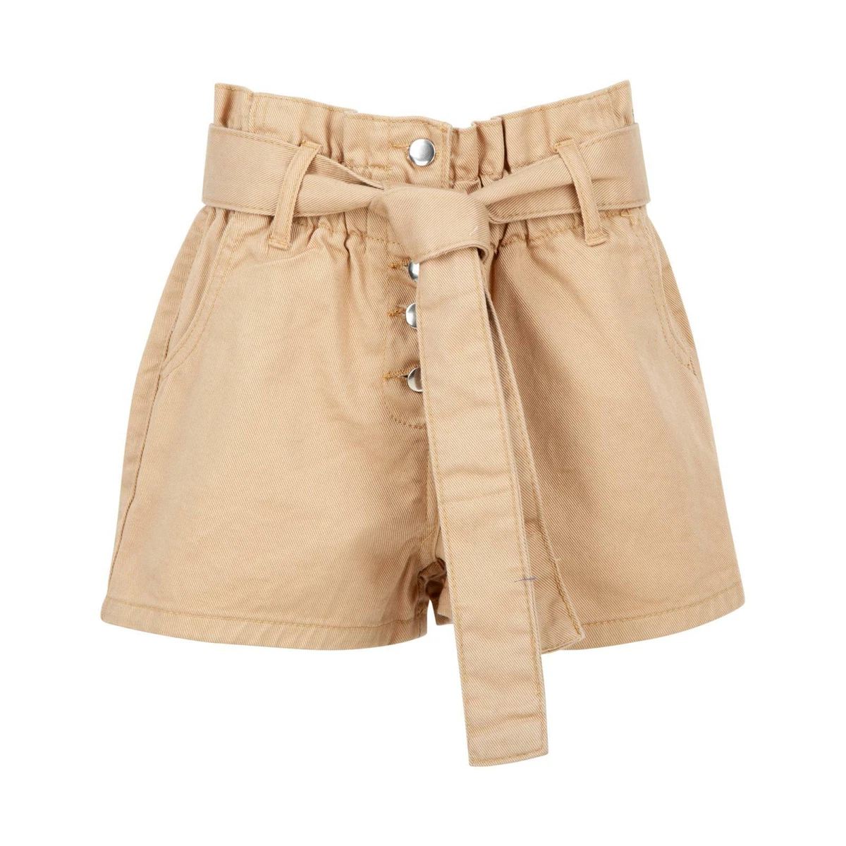 Khaki shorts 2025 high waisted