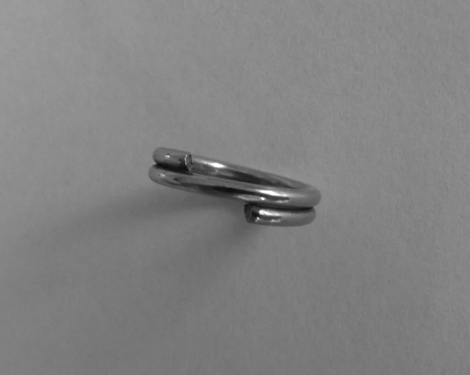 50 Stück SPRENGRINGE ROSTFREI ANGELN RINGE SPLIT RING SPRINGRINGE SPALTRING - Bild 2 von 3