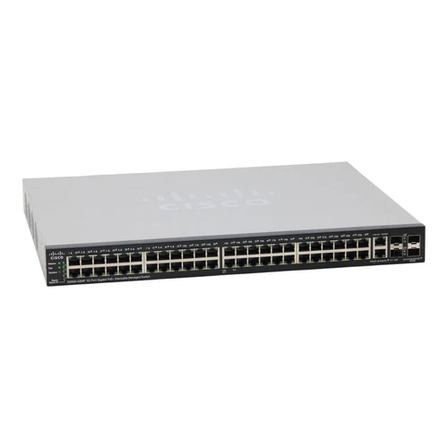 Cisco SG500-52MP 48-Port RJ-45 PoE+ 4x SFP Stackable Managed Gigabit Switch