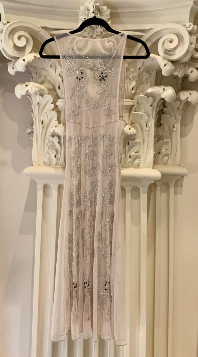 free people sheer beaded dress Sunset Ombre Maxi Dress Orange S main image 1