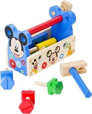 NEW Melissa  Doug Disney Mickey Mouse Wooden Tool Kit Toy Set Kids Gift 15 Pc