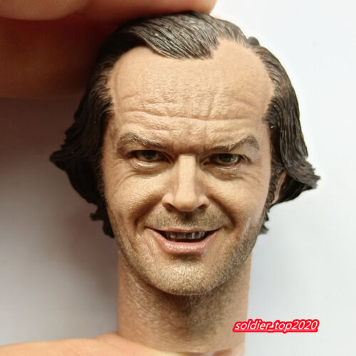 1/6 Shining Jack Nicholson Head Sculpt Model Fit 12'' Male Action Figure - Afbeelding 1 van 3