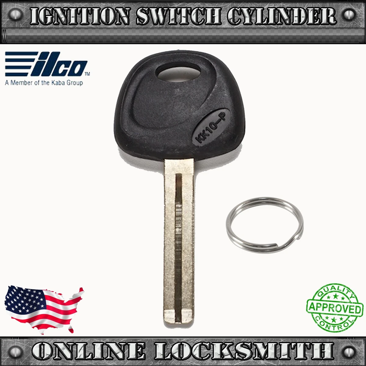 Lote De 5 Hojas De Llave Sin Cortar Para Repuesto De Llavero Kia - Compatible Con Muchos Modelos