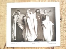 PROPEHETS.MICAH.VTG 12" x 10" PERRY ENGRAVING PRINT.EX-LIB STICKER IN BACK*PPB