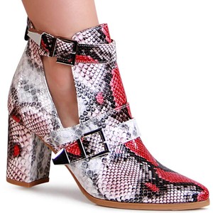 cut out booties heels