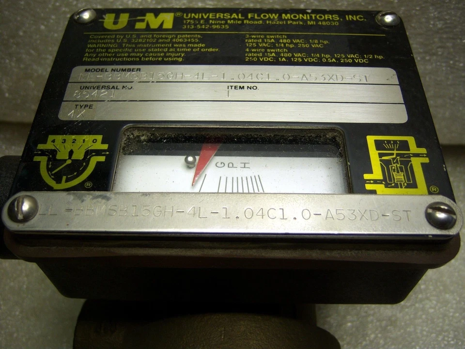Universal Flow Monitor LL-BBMSB15GH-4L-1.04C1.0-A53XD-ST - Image 2 of 4