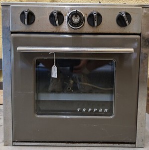 4 Burner Gas Oven Tappan RV CAMPER 1963 Globetrotter Airstream