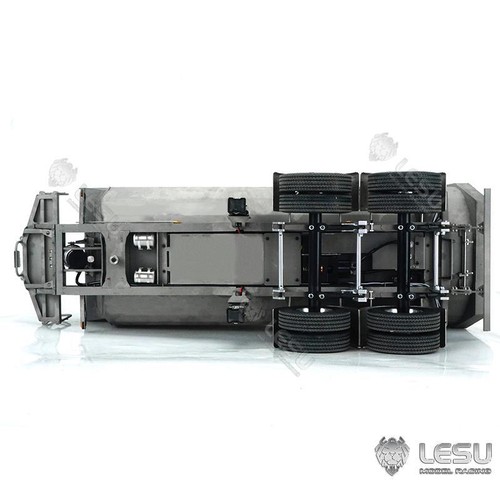 LESU Hydraulic Dump Trailer Kit Unpainted for Tamiya 1/14 RC Tractor Truck Model - Picture 5 of 12