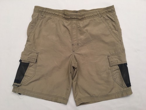 Speedo Men's Tan/Black Mesh Cargo 