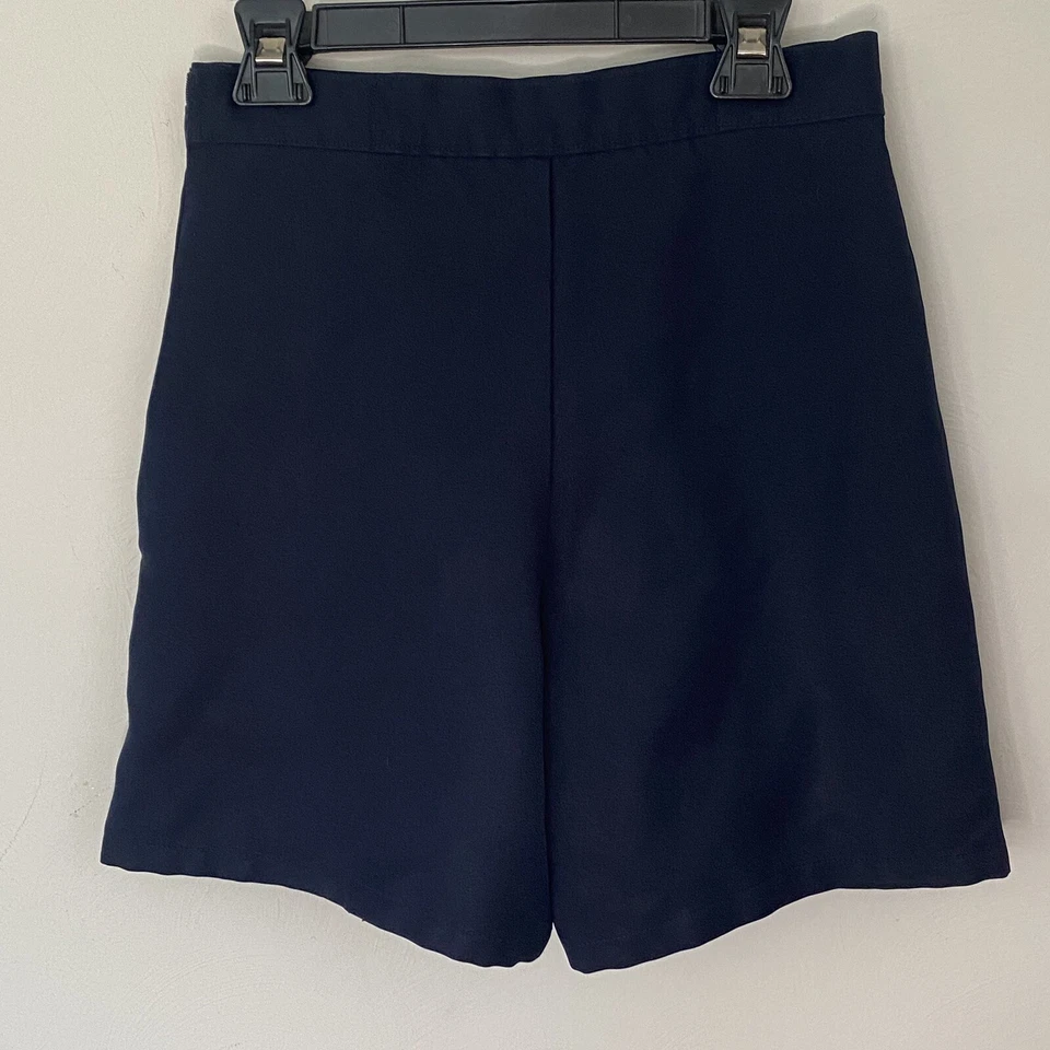 Uniforme Escolar Lee Skort Plisado Frontal Pantalones Cortos Cremallera Lateral Azul Marino Niñas 10 Foto 4 de 4