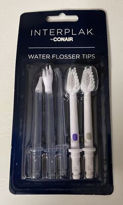 Conair Water Flosser Replacement Tips for Interplak SWJ2 WJX - NEW Sealed