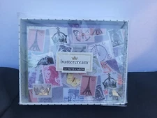 Buttercream 10 Note Cards Paris French Posatge Merci Bonjour NEW With Envelopes