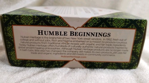 NUBIAN Heritage Abyssian Oil Chia Seed Bar SoapRevitalizing Youth Infusing 5 oz - Picture 2 of 6