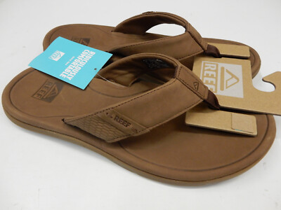 Reef Mens Leather Santa Ana Brown 9 | eBay display picture 1
