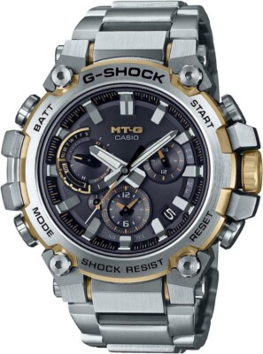 【美品】 G−SHOCK MTG−B3000D−1A9JF CASIO G-SHOCK MT-G MTG-B3000D-1A9JF Silver x Gold LIMITED Atomic