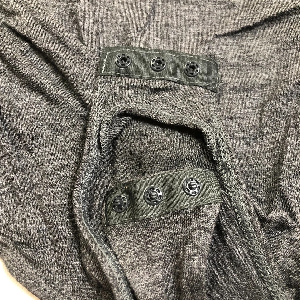 NUEVO Body Lencería Rene Rofe Para Mujer Pequeño Gris Sin Mangas Cuello Redondo Elastizado Foto 4 de 4