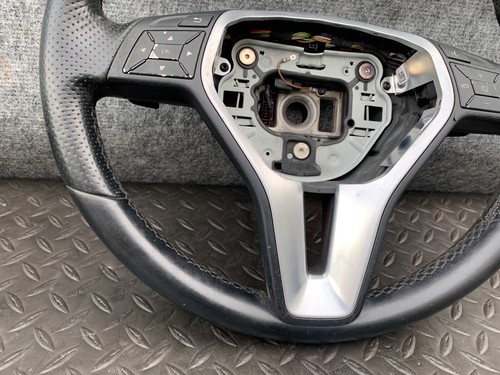 ✔MERCEDES W218 CLS350 CLS550 LEATHER STEERING WHEEL SHIFT PADDLE & SWITCHES OEM - Picture 5 of 7