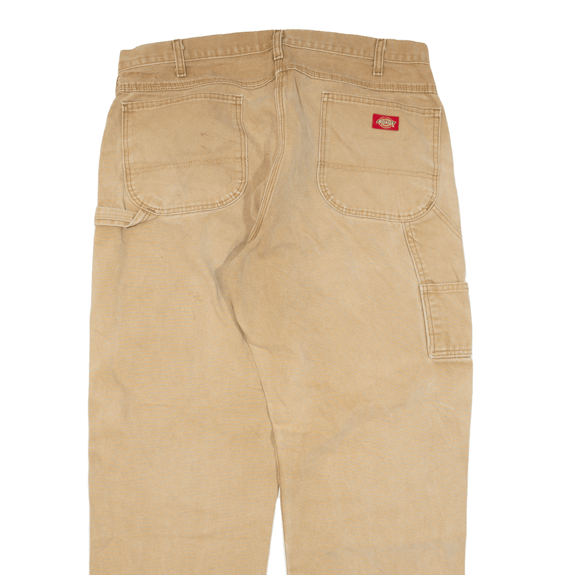 DICKIES Carpenter Workwear Jeans Beige Denim Regular Straight Mens W38