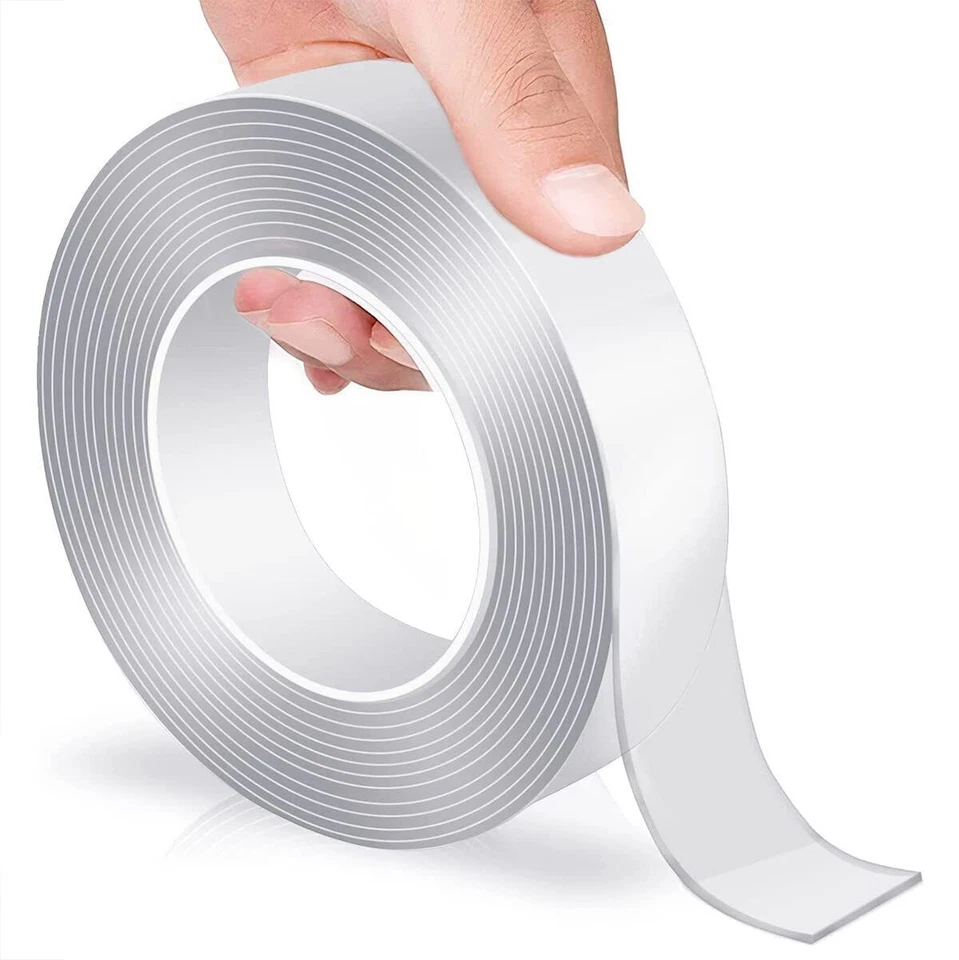 Nastro Adesivo Forte Riutilizzabile 4M Nano Tracciabile Lavabile Nastro Biadesivo