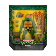 NEW Super7 Teenage Mutant Ninja Turtles Ultimates MICHELANGELO 7" Action Figure