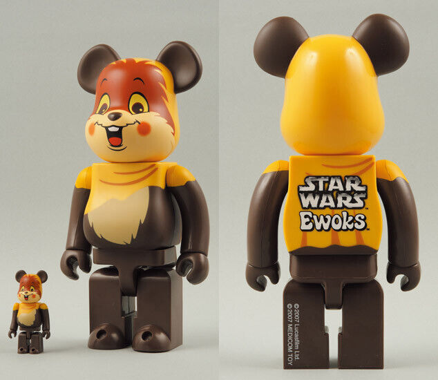 BEARBRICK STAR WARS WICKET EWOKS VERSION 400% + 100% BE BEARBRICK STAR WARS WICKET EWOKS VERSION 400% + 100% BE