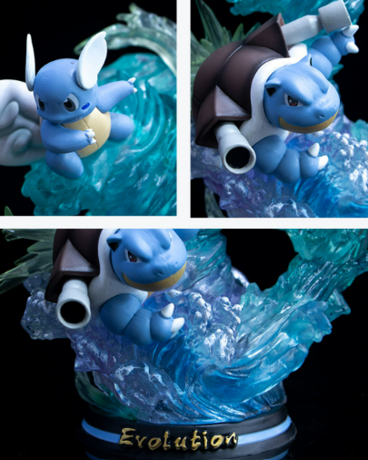 FOG Studio - Pokémon scaleworld 1/20 Blastoise Evolution Set