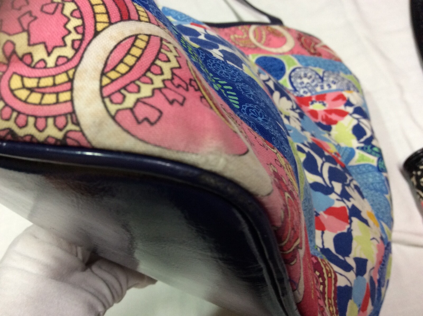 Vera Bradley Patchwork Pliable Floppy Bucket Tote… - image 10