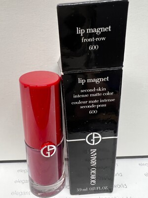 Giorgio Armani Lip Magnet Front-row #600 Full Size NEW IN BOX 100