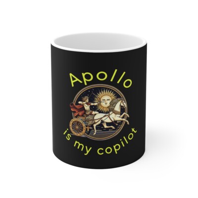 Apollo is my copilot ancient Greece Mug 11oz