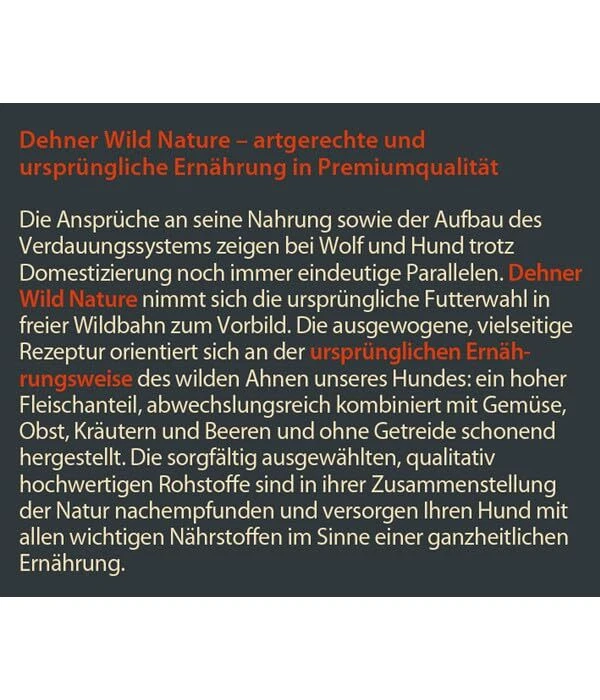 Wild Nature Hundefutter Hochmoor Trockenfutter getreidefrei / zuckerfrei für ... - Bild 3 von 4