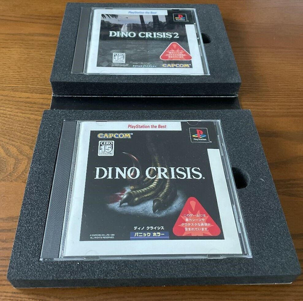 Dino Crisis - **APENAS A CAIXA** PlayStation 1 Original Jap