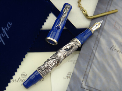 MONTEGRAPPA La Sirena (Mermaid) 925 Sterling Silver Fountain pen #944/2000 1998