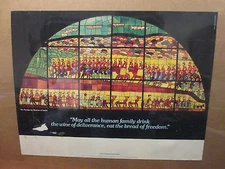 Vintage Religion poster One people individsibe Jewish  11633