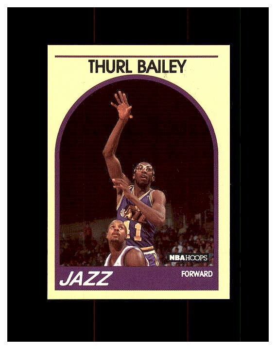 1989-90 NBA Hoops Superstars yellow   THURL BAILEY #95