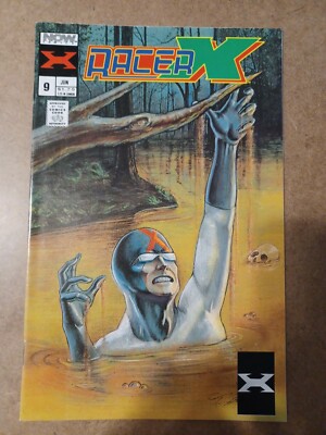Racer X #9 Comic Book - Now Comics - Speed Racer - Pics!