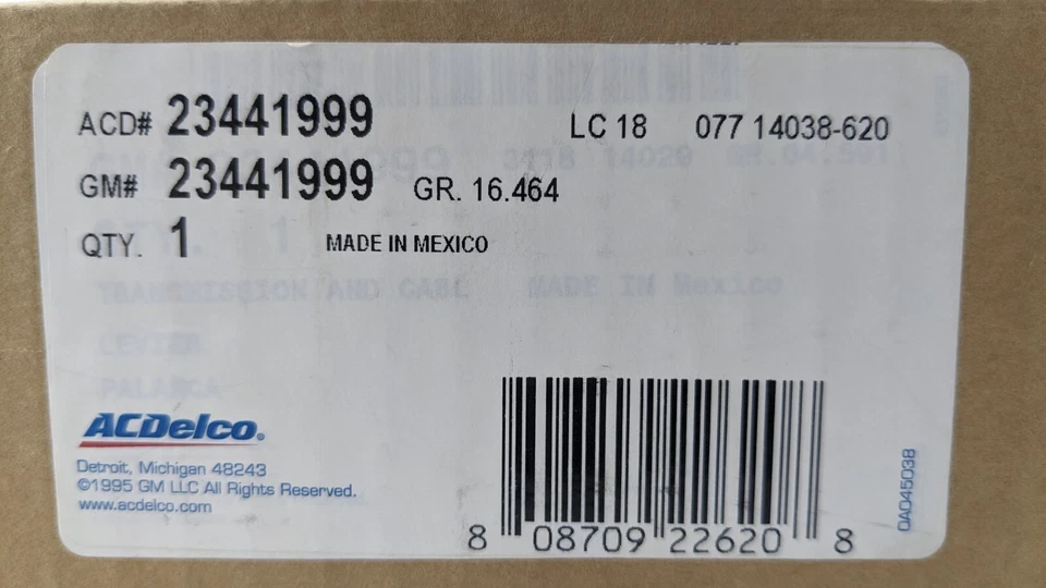NOS GM 23441999 Rear Sliding Window Regulator Genuine OEM 2014-2019 No Motor - Image 3 of 3