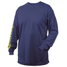 Revco Black Stallion Navy 7oz FR Knit Welding Shirt (Medium) (TF2510-NV)
