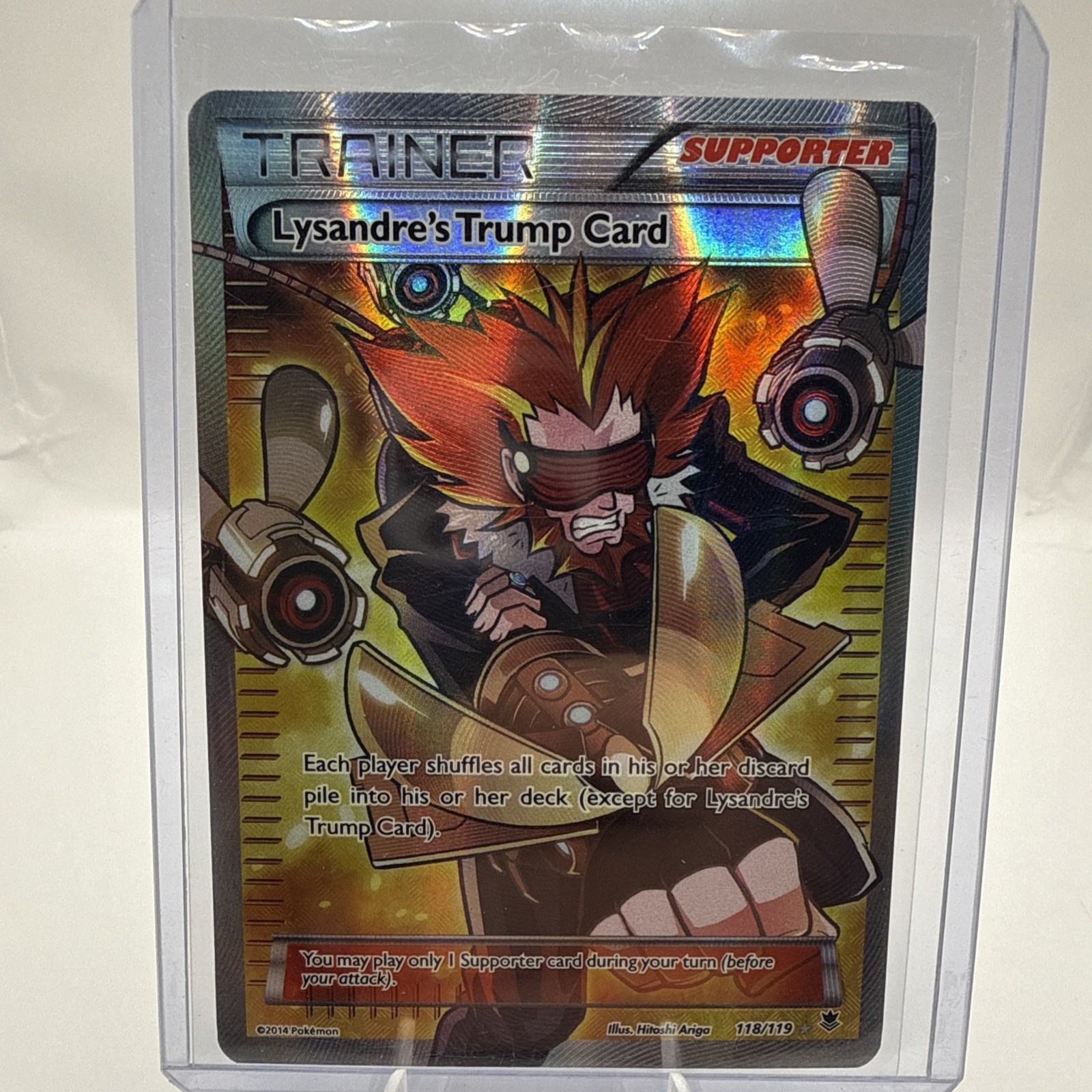 Lysandre's Trump Card (118 Full Art) 118/119 XY - Phantom Forces Holo