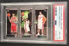 2003 TOPPS MATRIX #111 LEBRON JAMES ROOKIE CARD PSA 8 NM w/HINRICH & MILICIC