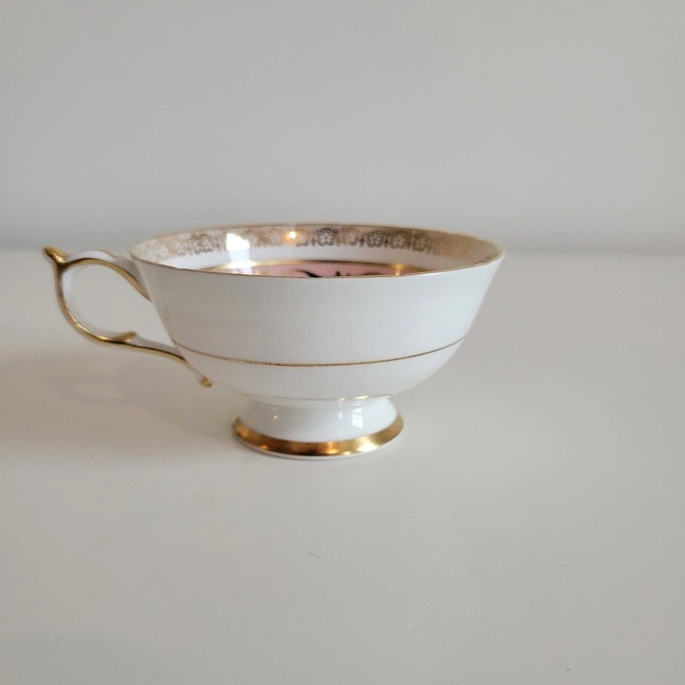 Paragon Vintage Gold Pink Floral Teacup Only - Image 3 of 4