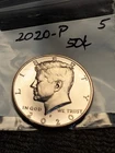 2020-P BU Kennedy Half Dollar  ** From OBW roll **