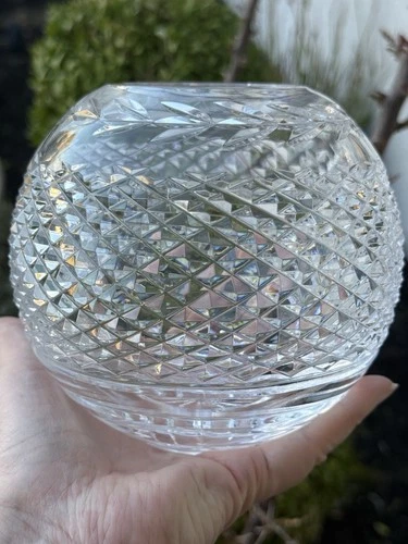 VINTAGE WATERFORD CRYSTAL GLANDORE ROUND BOWL SIGNED